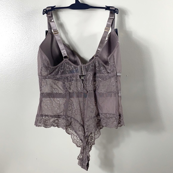 Rachel Roy Umber Lace Lingerie One Piece - Picture 3 of 6